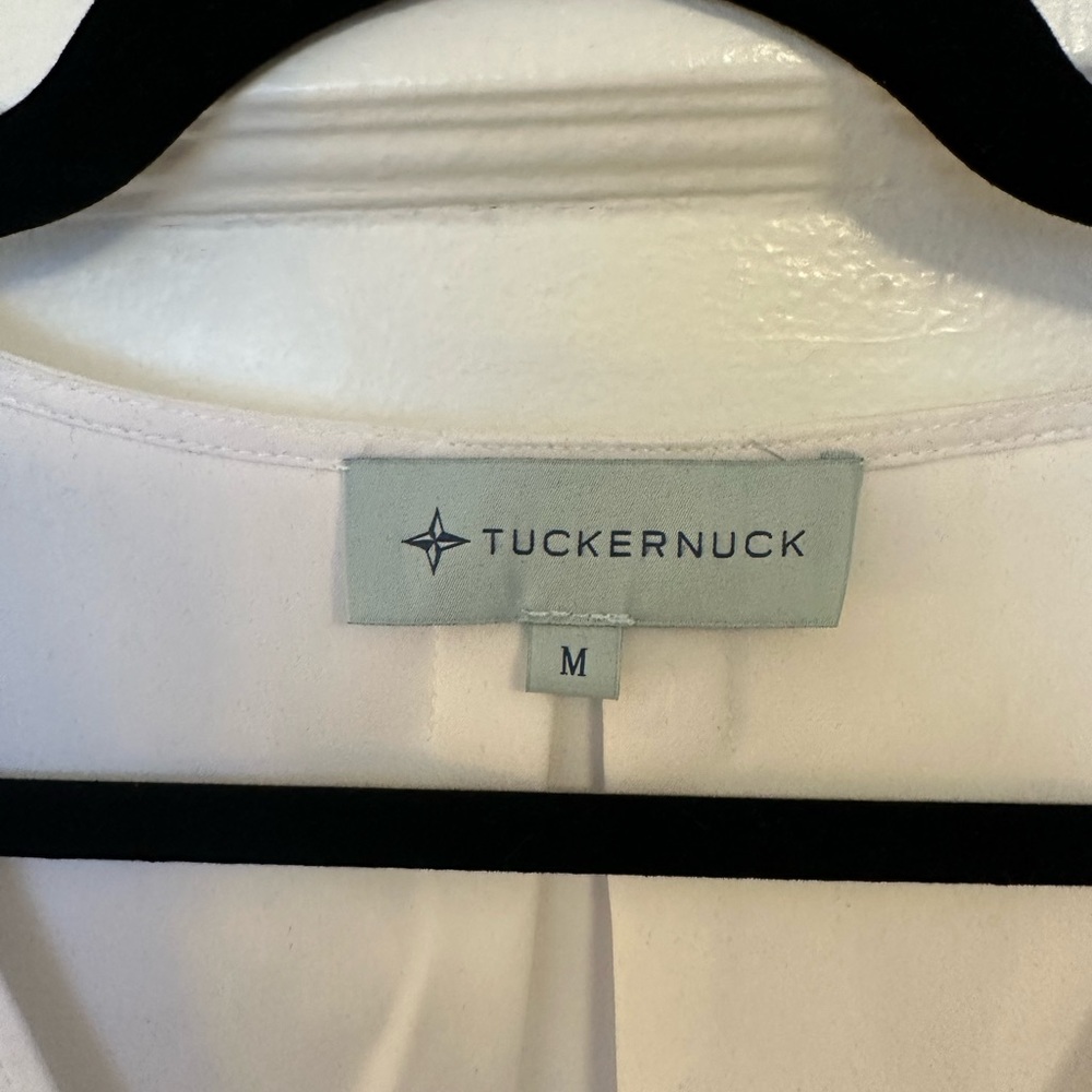 Brand New White 3/4-Sleeves Tuckernuck Blouse, Size M. - Picture 5 of 5